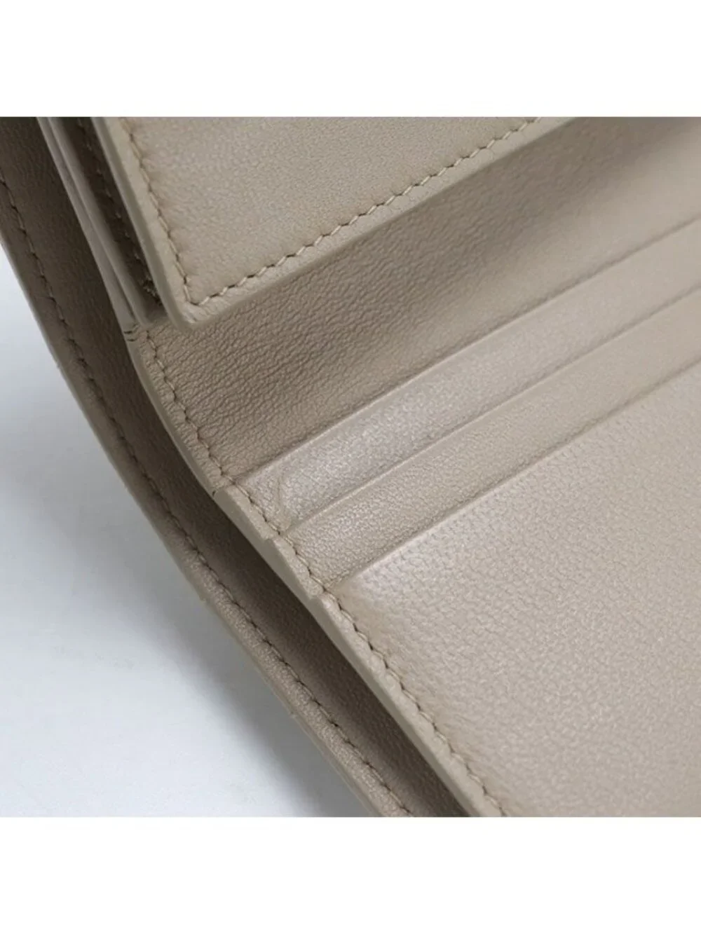 Saint Laurent Multi Fold Wallet Cassandra Trifold Leather - Picture 6 of 9